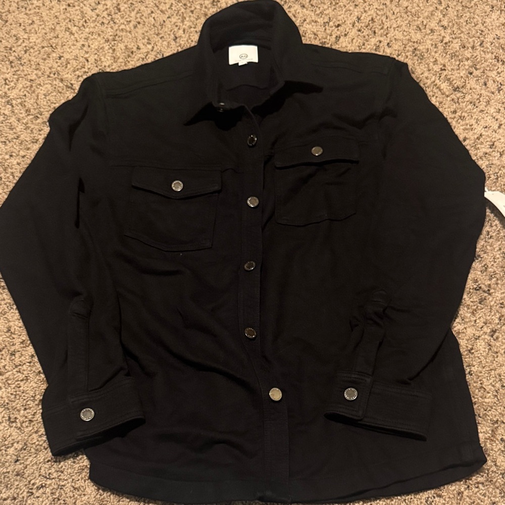 AG Adriano Goldschmied Black Utility Jacket